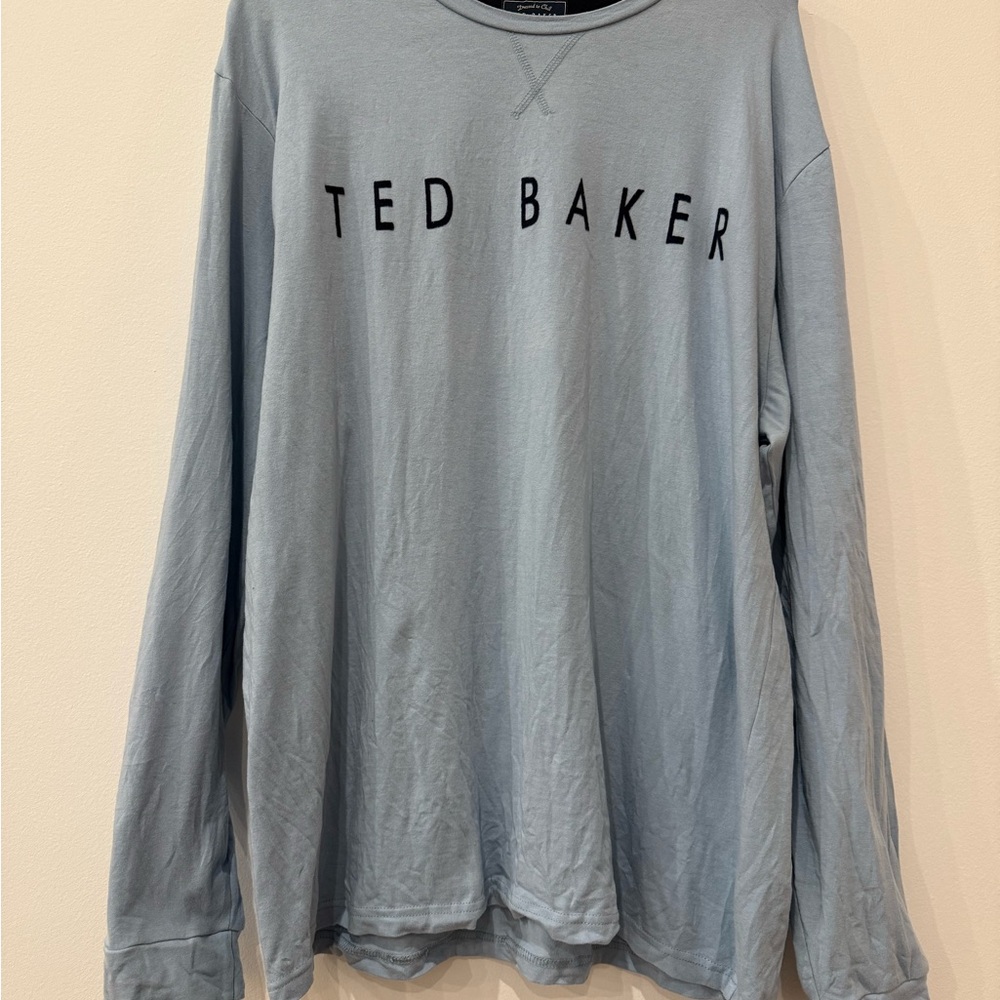 Ted Baker Black and Cream Patterned Shirt